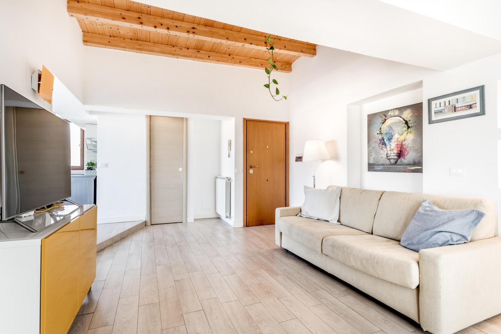 Ferienwohnung Attico Trilocale In Zona Farnesina Rom Exterior foto